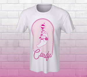 Chandail Candy "Chain Gang" T-Shirt Unisexe - Blanc